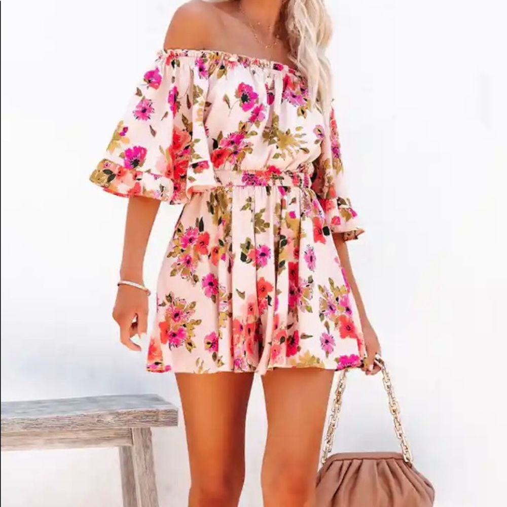 Off the shoulder romper. brand New